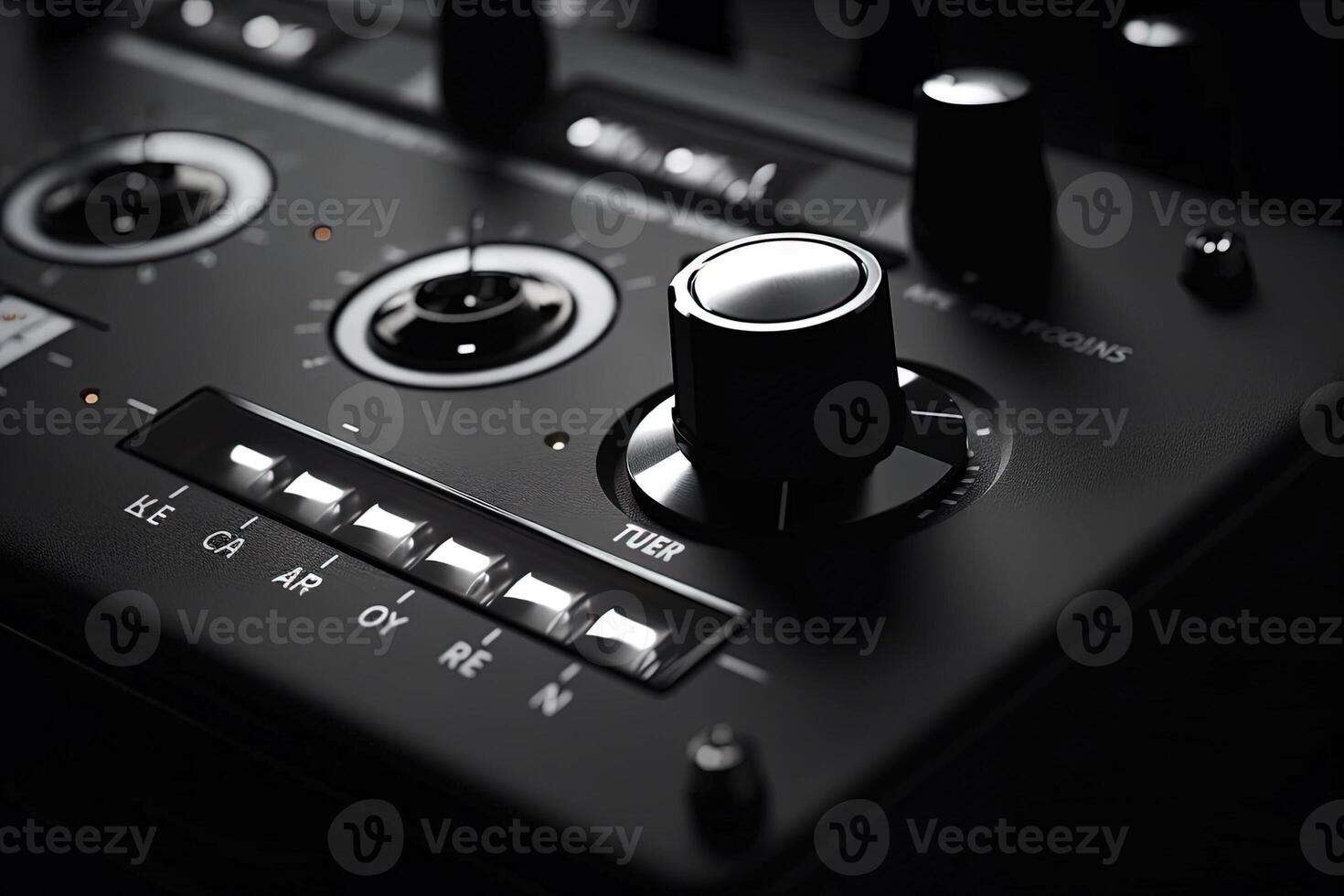 audio control setting detail illustration photo