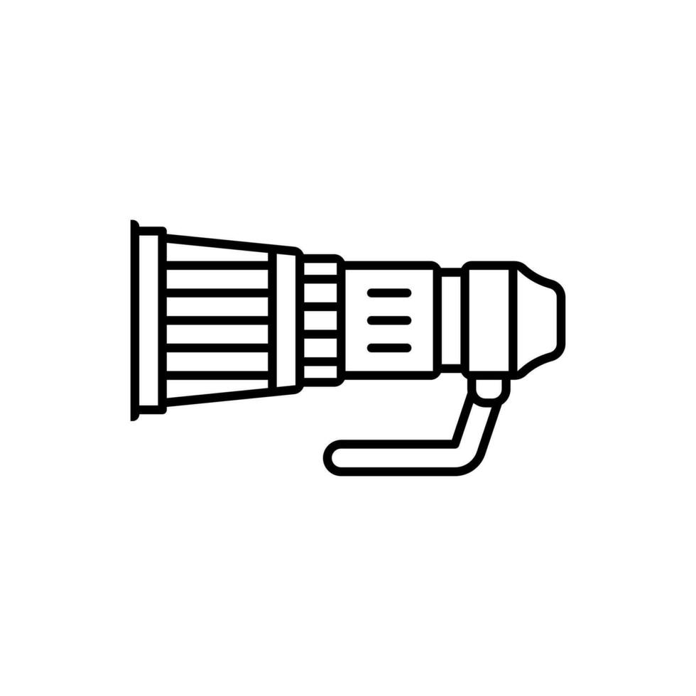 Camera icon vector. Photography illustration sign. Photo symbol or logo. vector