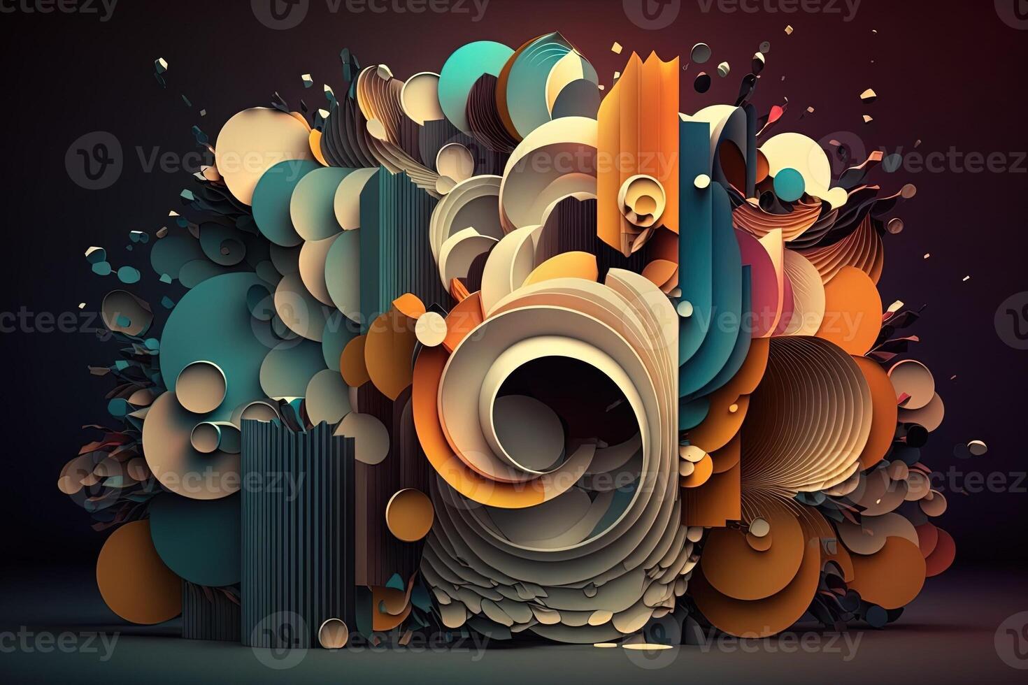 abstract concept of a database population illustration design and science futuristic photo