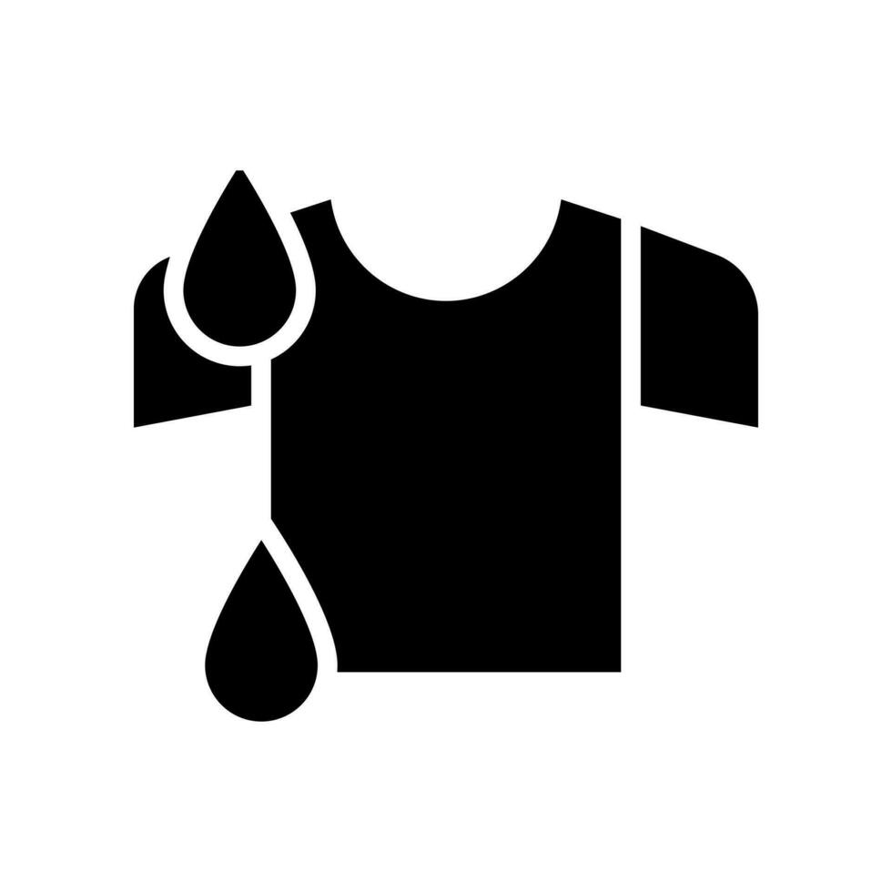 Washing icon vector. laundry illustration sign.  Wash symbol or logo. vector