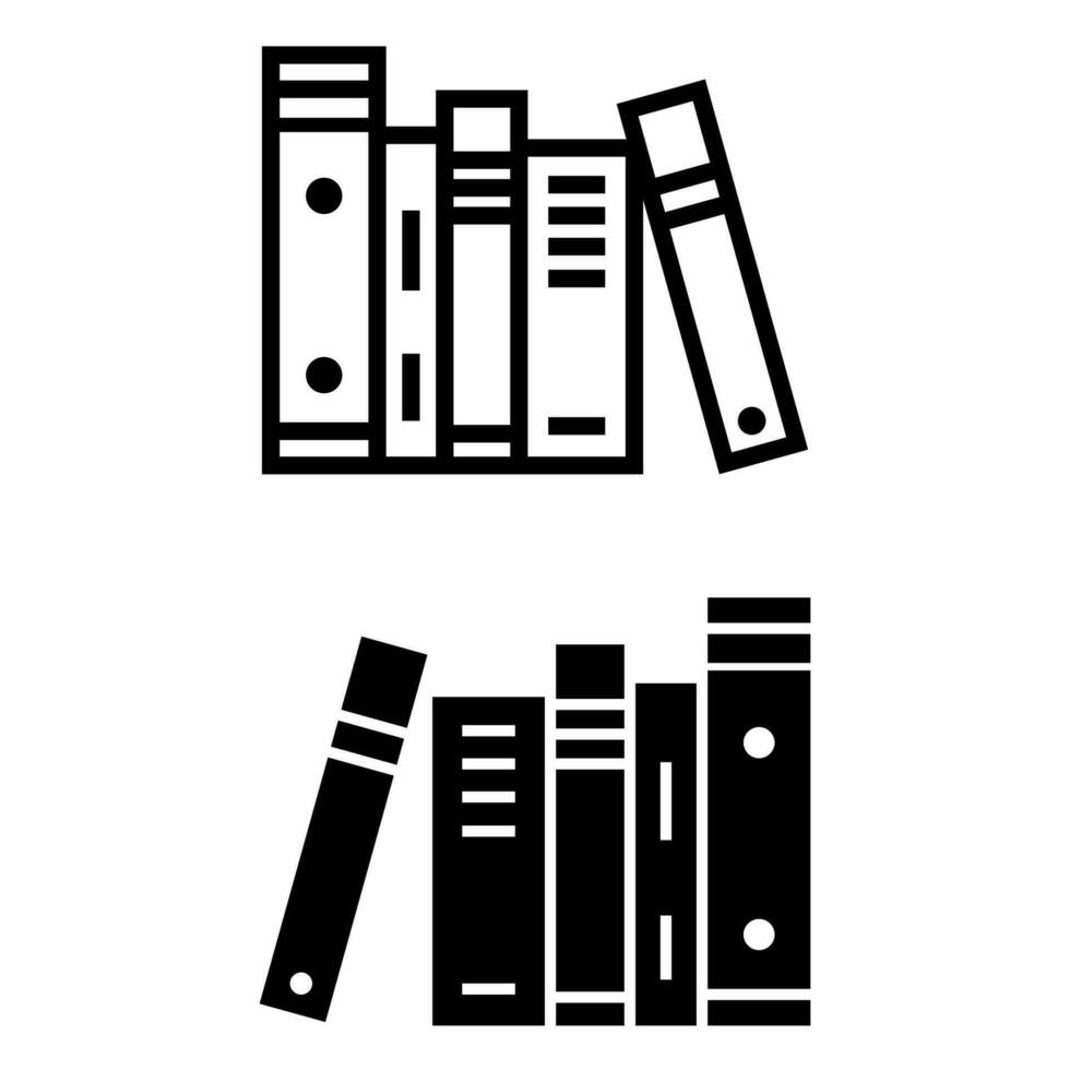 Book vector icon. notebook illustration sign. library symbol or logo.