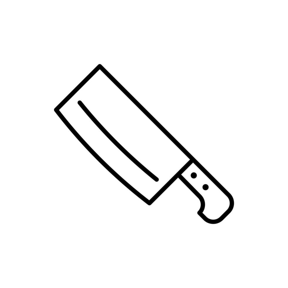 Kitchen icon vector. cooking illustration sign. knife symbol or logo. vector