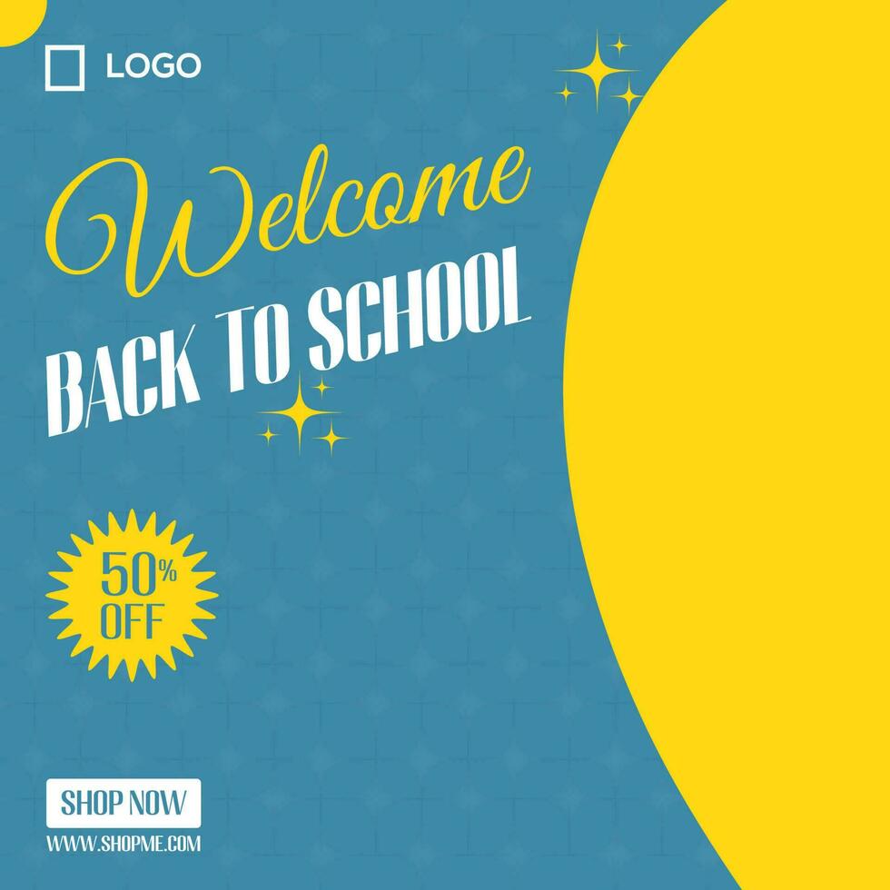 WELCOME BACK TO SCHOOL vector