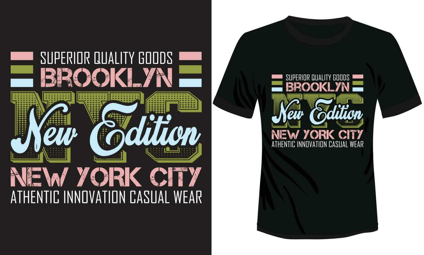 NYC Typography t-shirt Design Vector Illustration