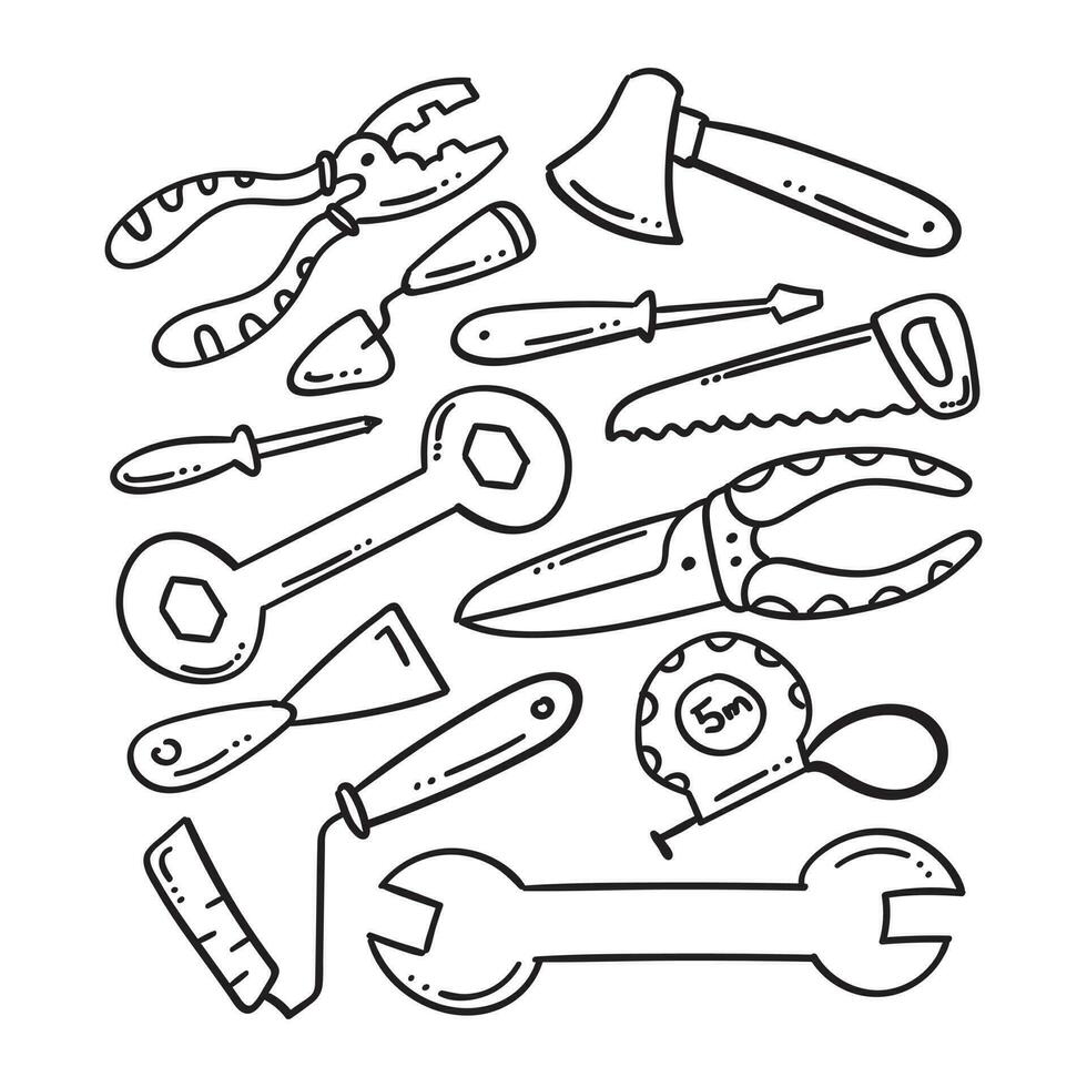 hand drawn construction tool icon 23912006 Vector Art at Vecteezy
