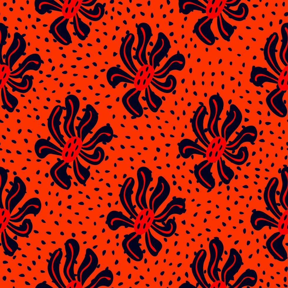 Clásico estilizado flores antecedentes. decorativo retro resumen brote flor sin costura modelo. vector