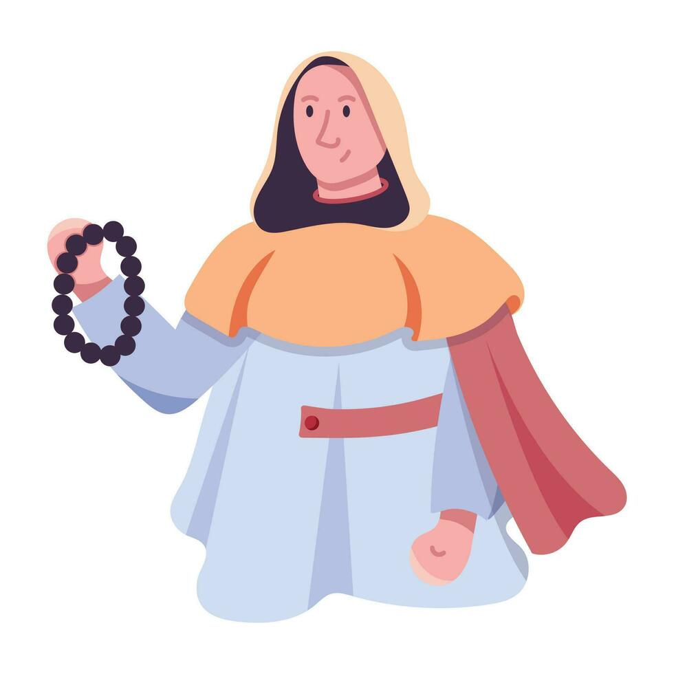 Trendy Friar Concepts vector