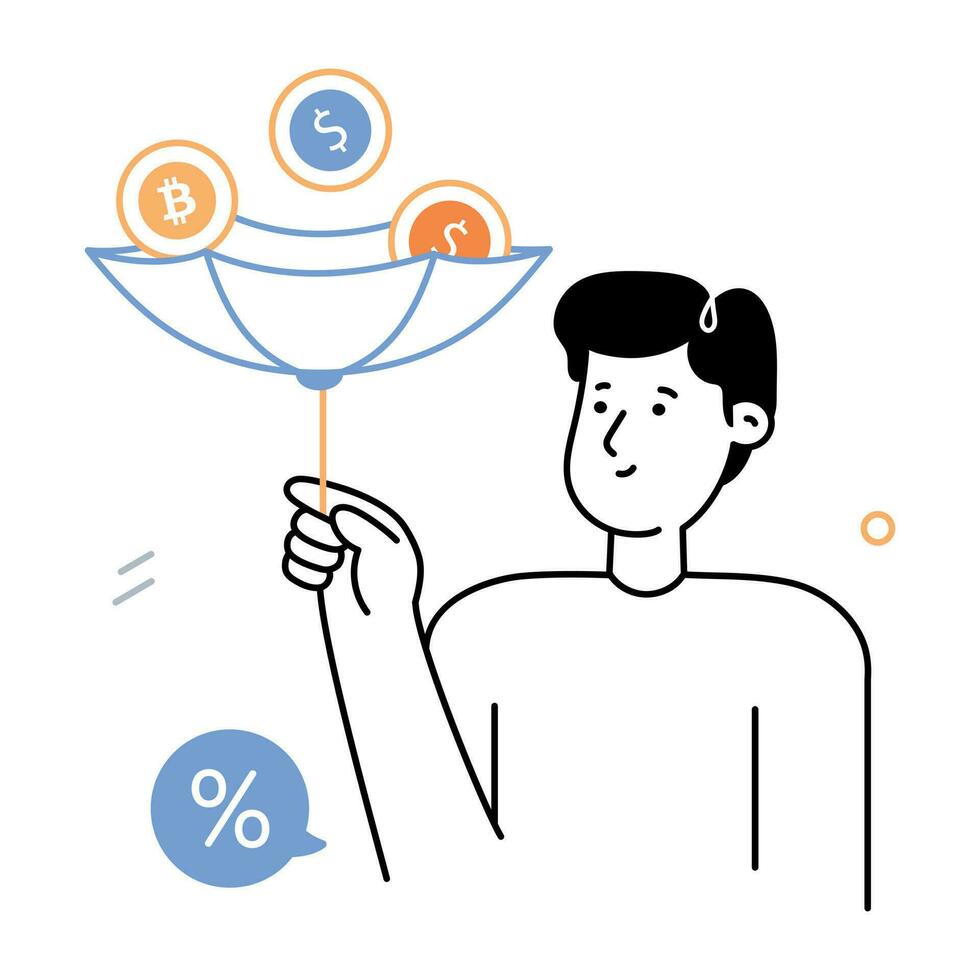 Trendy Interest Rate 23912284 Vector Art at Vecteezy