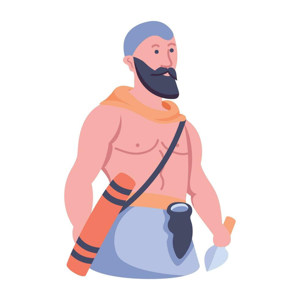 Trendy Celtic Warrior vector