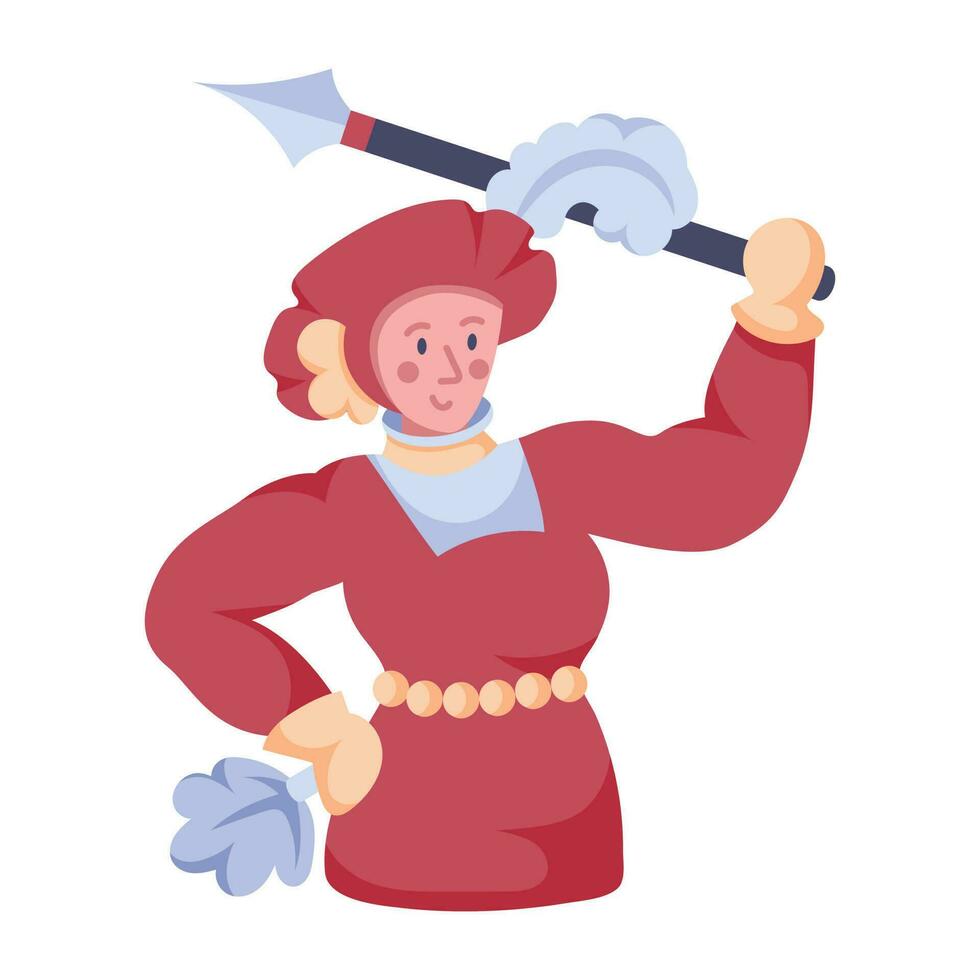 Trendy Schembart Buch vector