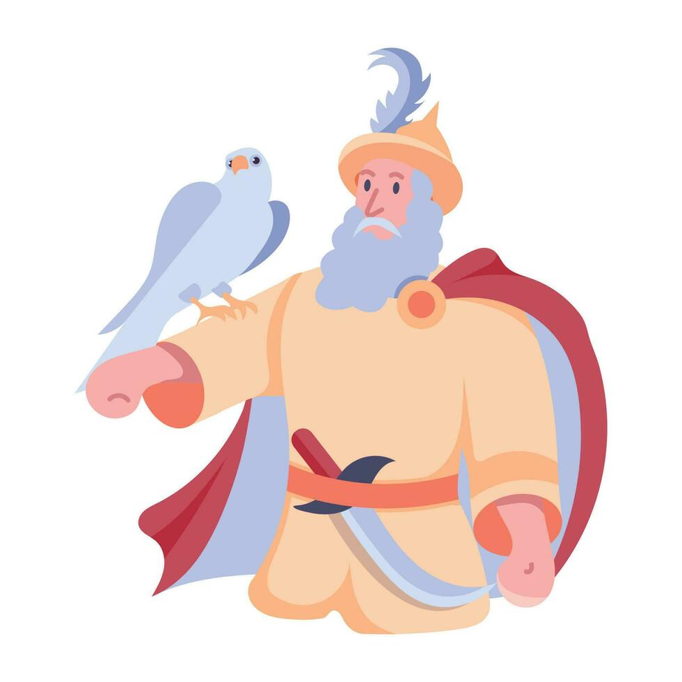 Trendy Fantasy Character vector