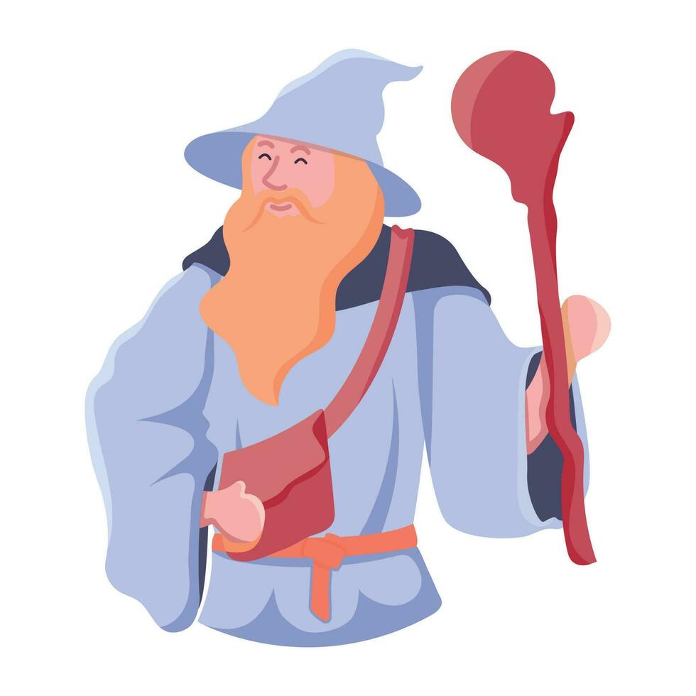 Trendy Gandalf Concepts vector