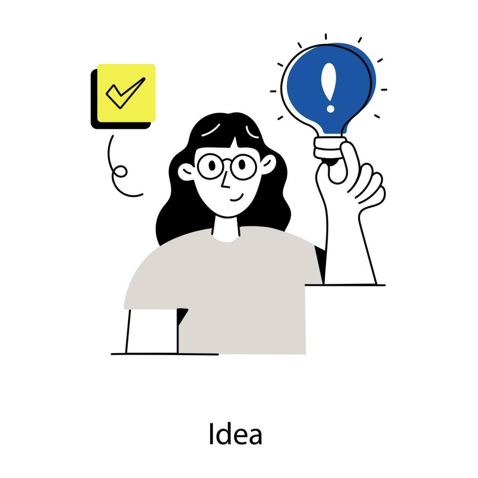 Trendy Idea Concepts vector