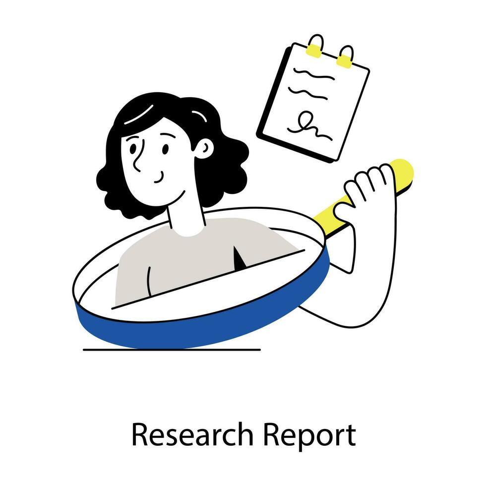 Trendy Research Report 23912794 Vector Art at Vecteezy