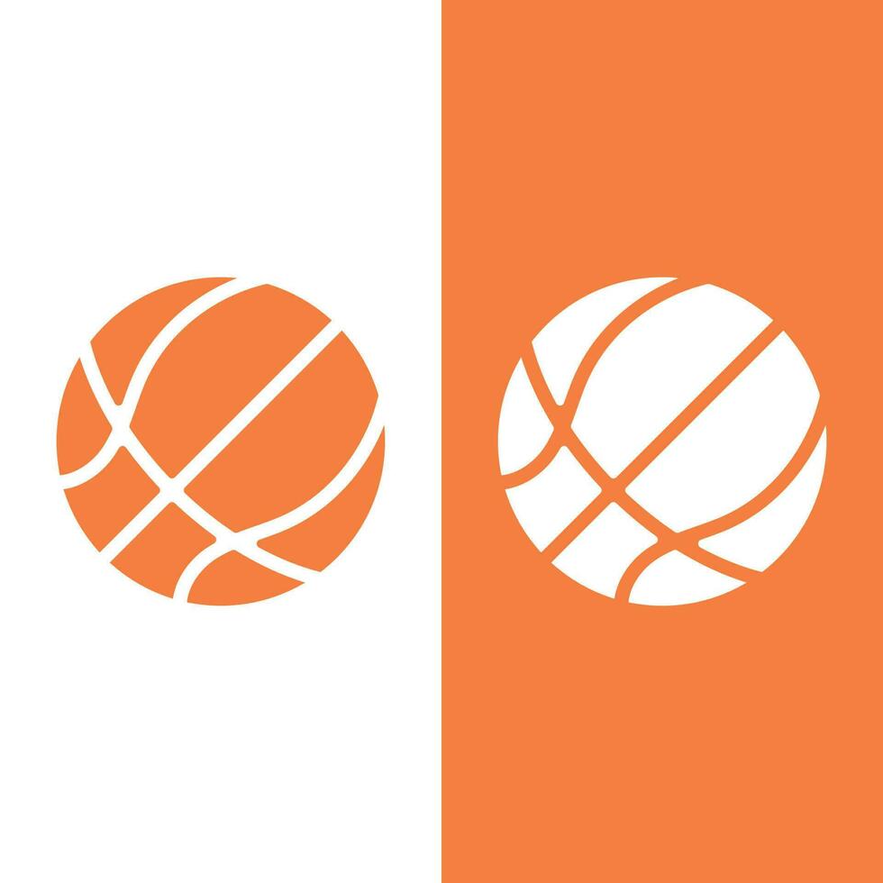 baloncesto logo modelo vector ilustración
