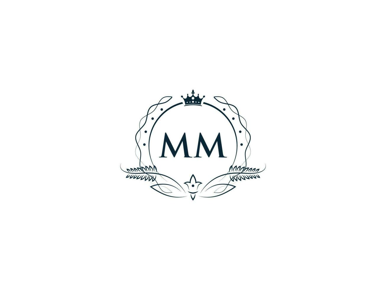 Monogram Mv Luxury Crown Logo, Creative Feminine Mv vm Logo Letter Icon  Vector 23913025 Vector Art at Vecteezy