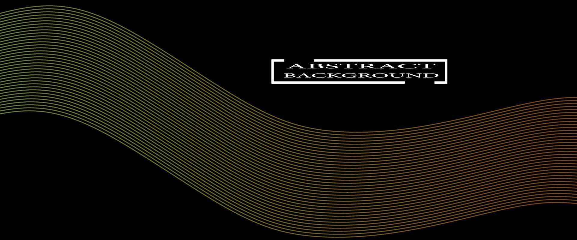 Abstract background with set of curved lines vector