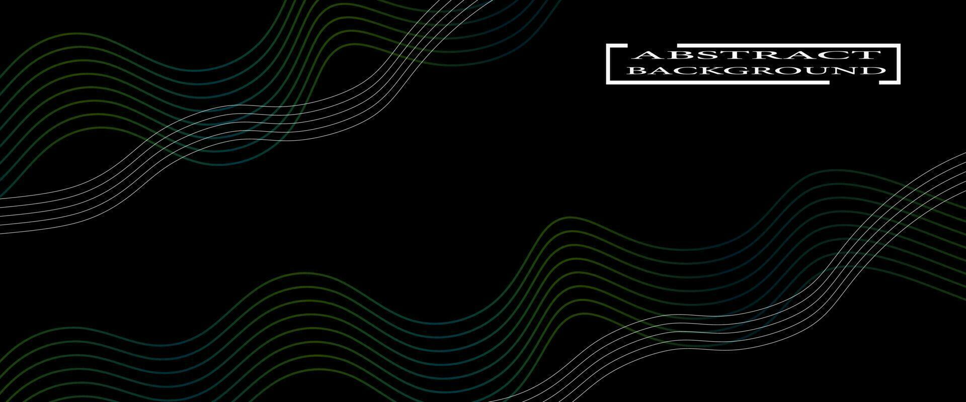 Abstract background with set of curved lines vector