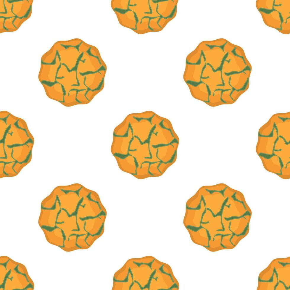 Pattern homemade cookie different taste in pastry biscuit vector