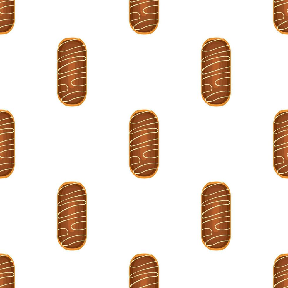 Pattern homemade cookie different taste in pastry biscuit vector