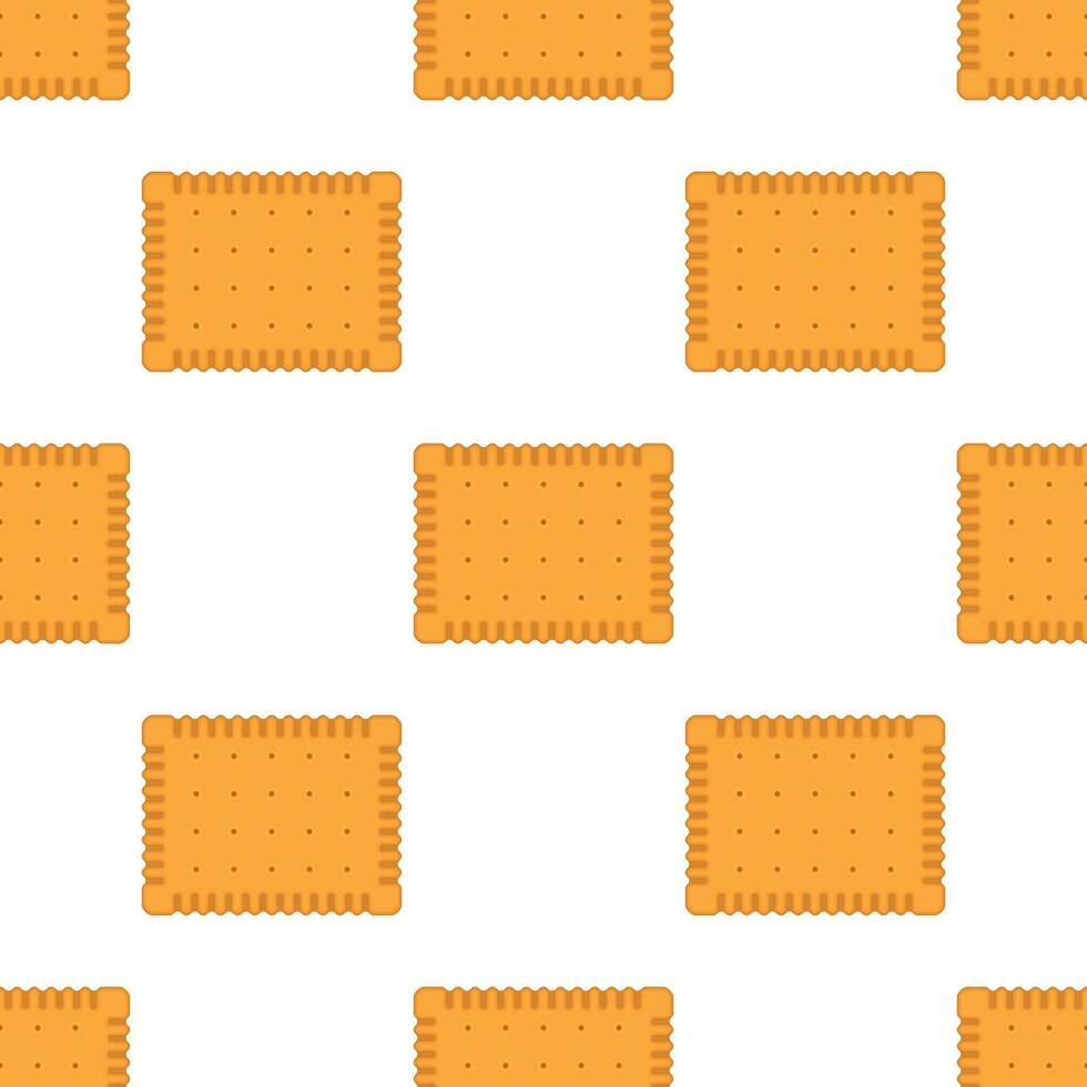 Pattern homemade cookie different taste in pastry biscuit vector