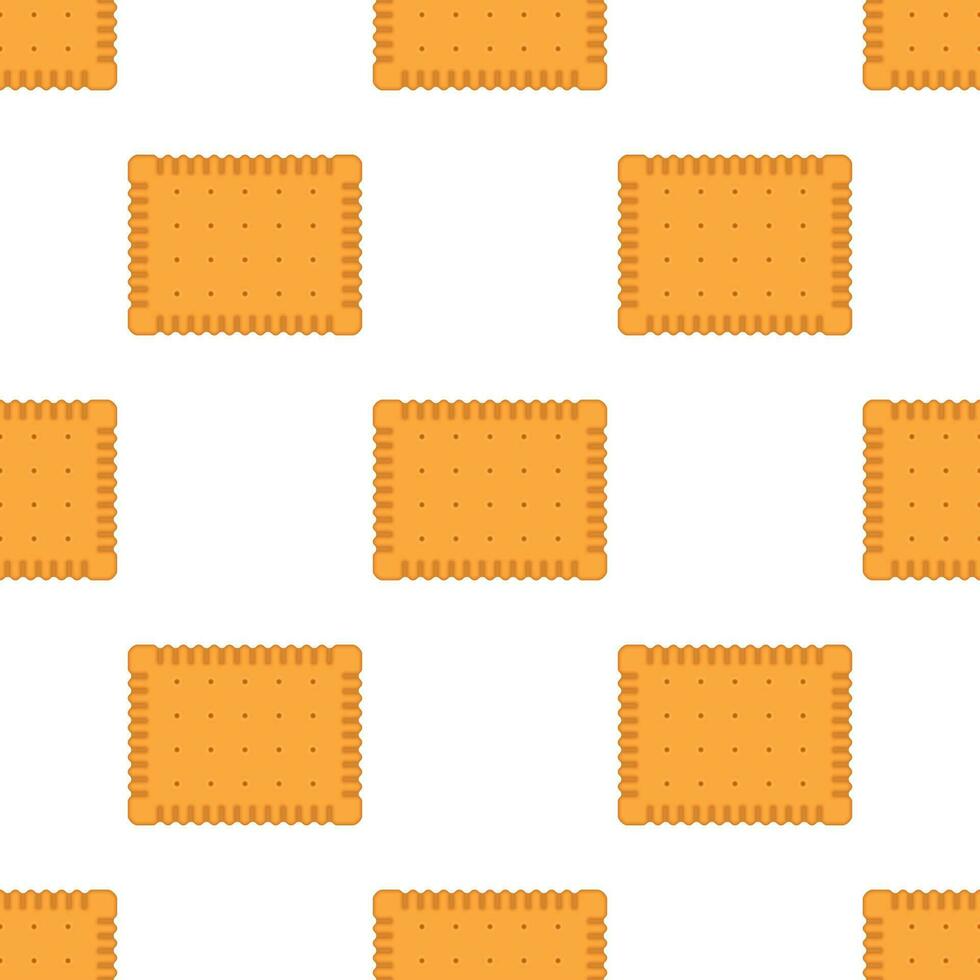 patrón de galletas caseras de diferentes sabores en galletas de pastelería vector