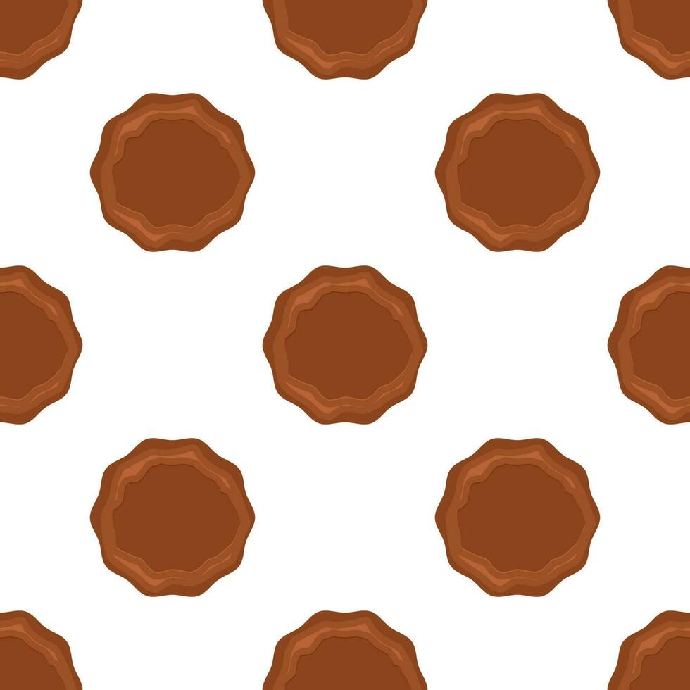 Pattern homemade cookie different taste in pastry biscuit vector