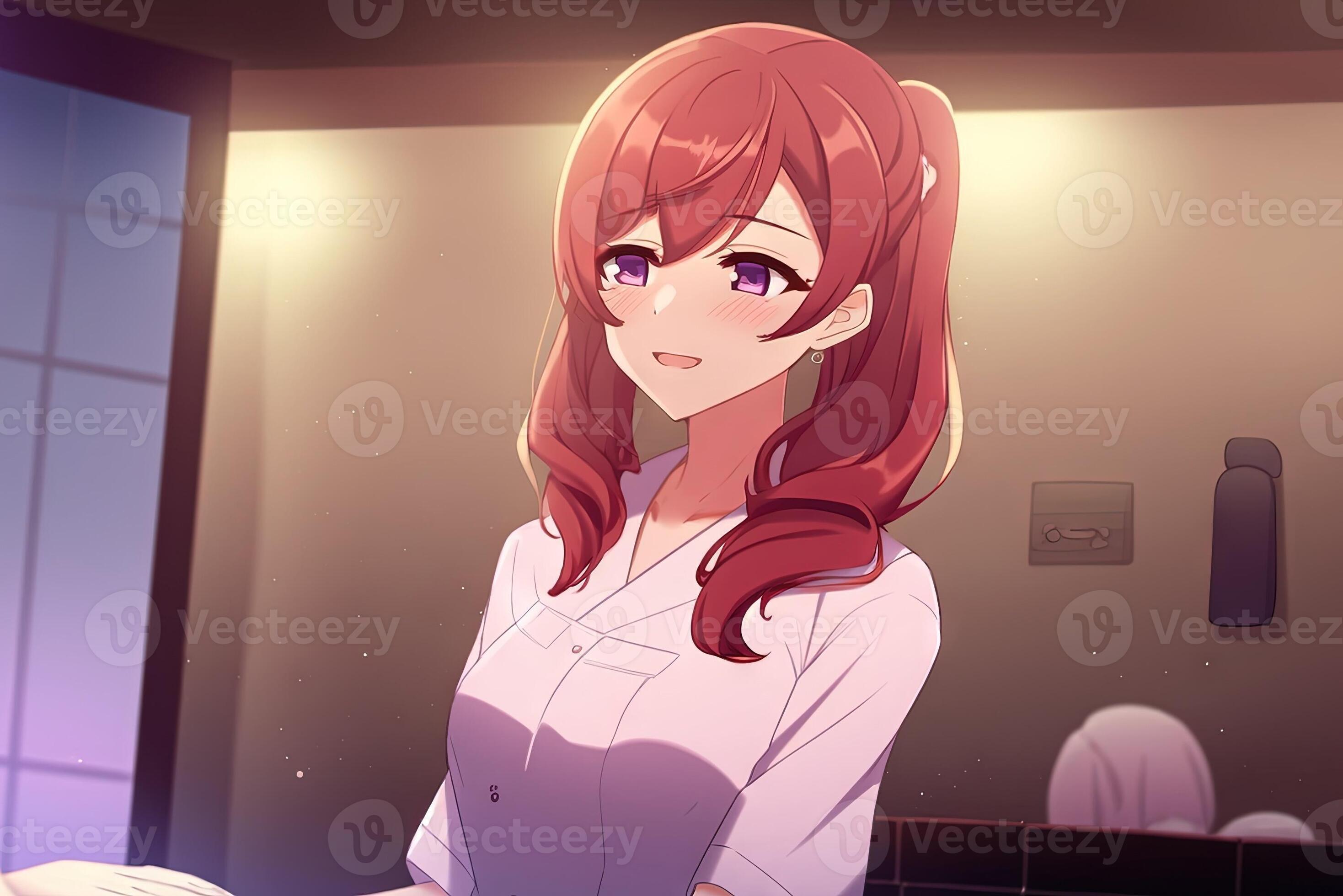 Pretty anime masseuse girl in massage parlor illustration generative ai  23913600 Stock Photo at Vecteezy