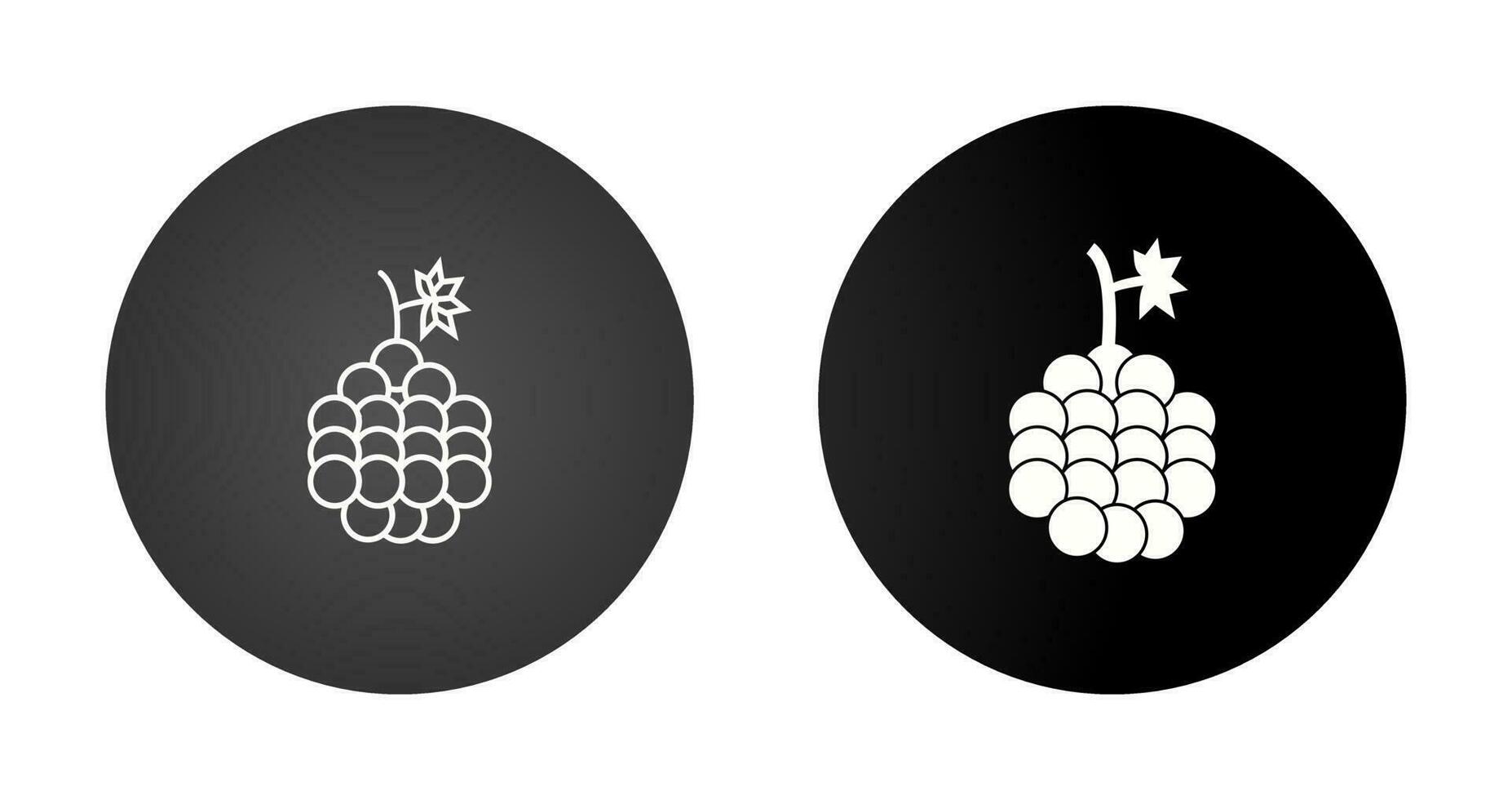 Grapes Vector Icon