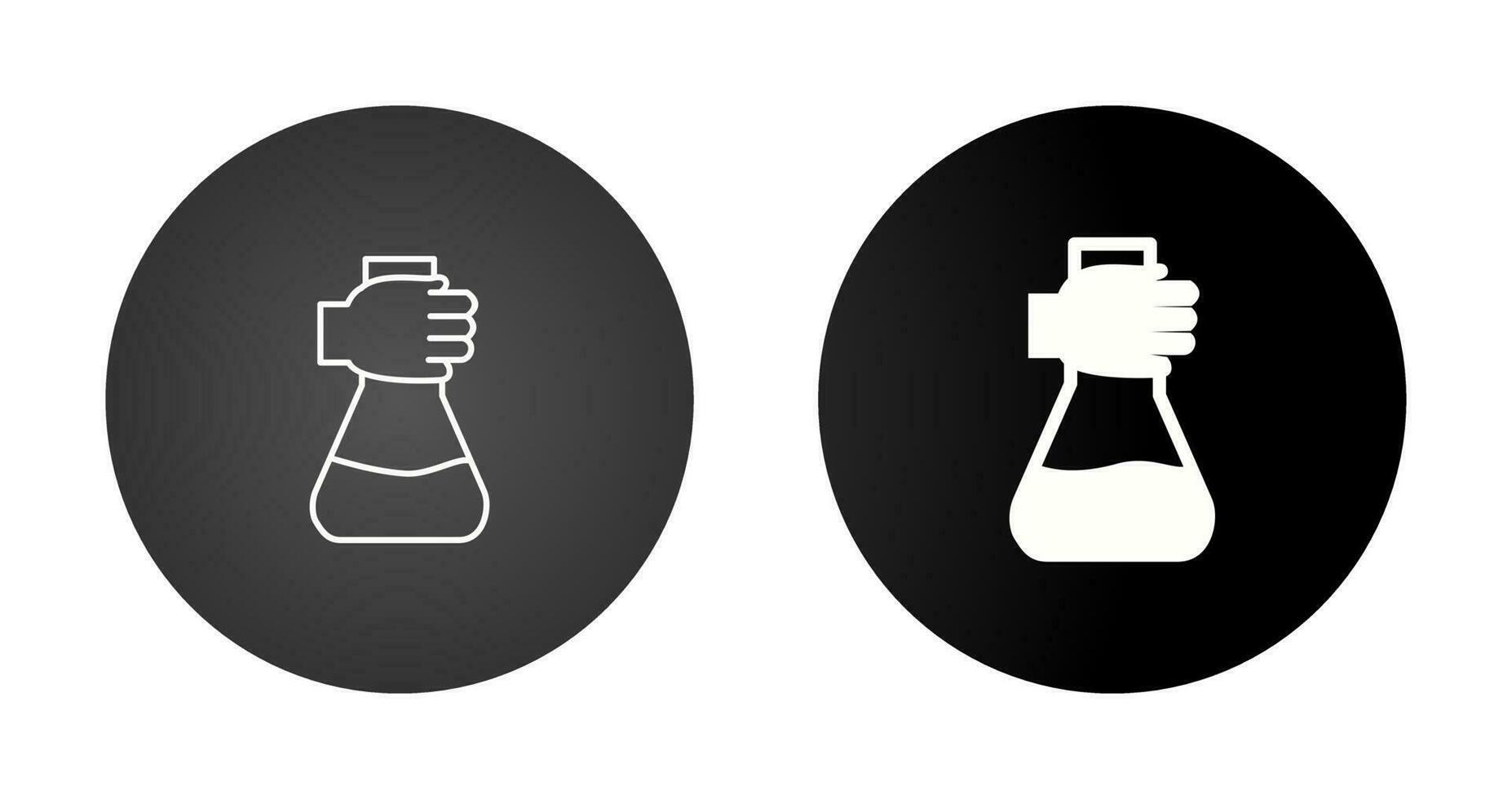 Holding Flask Vector Icon