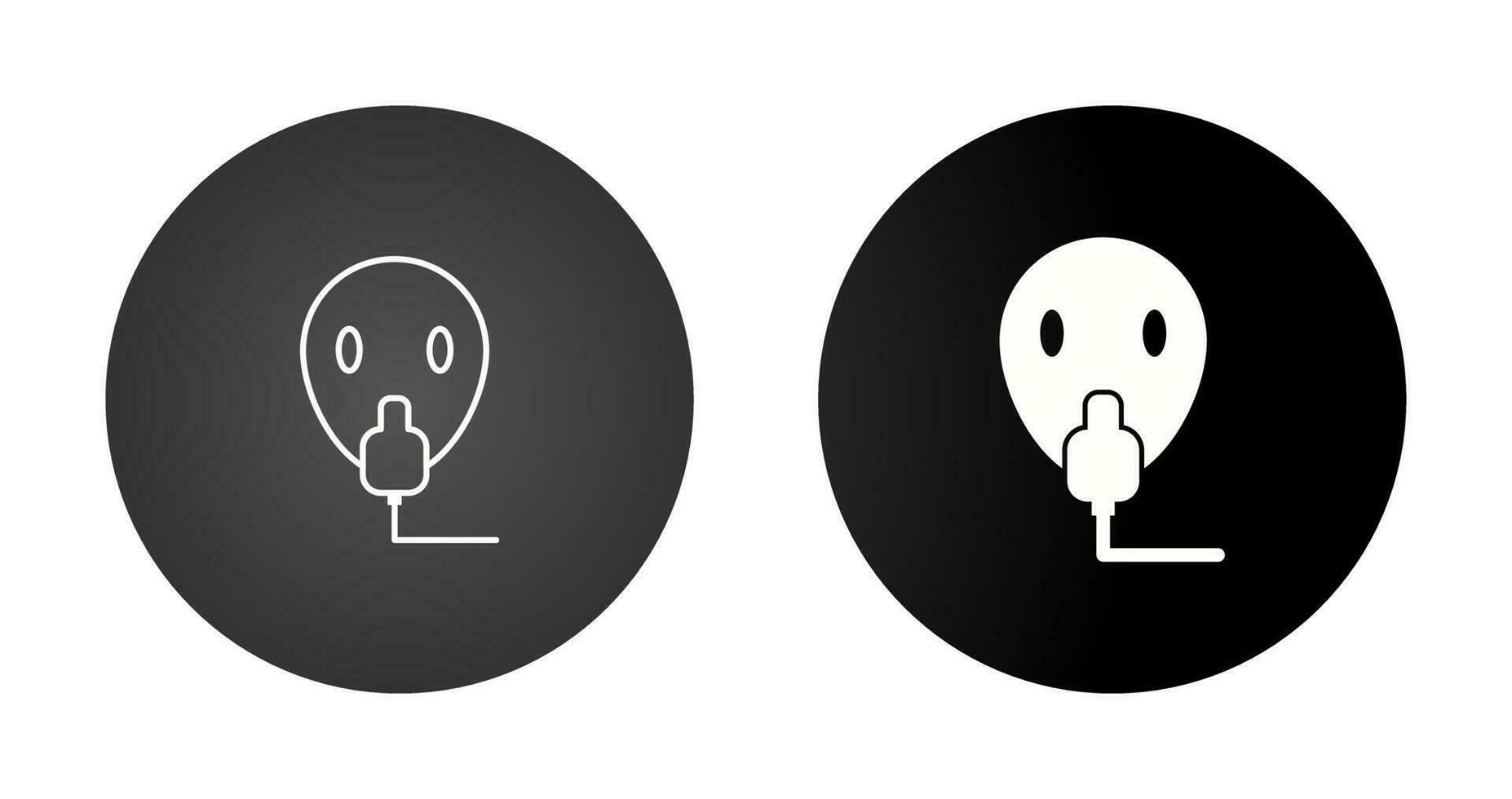 Oxygen Mask Vector Icon