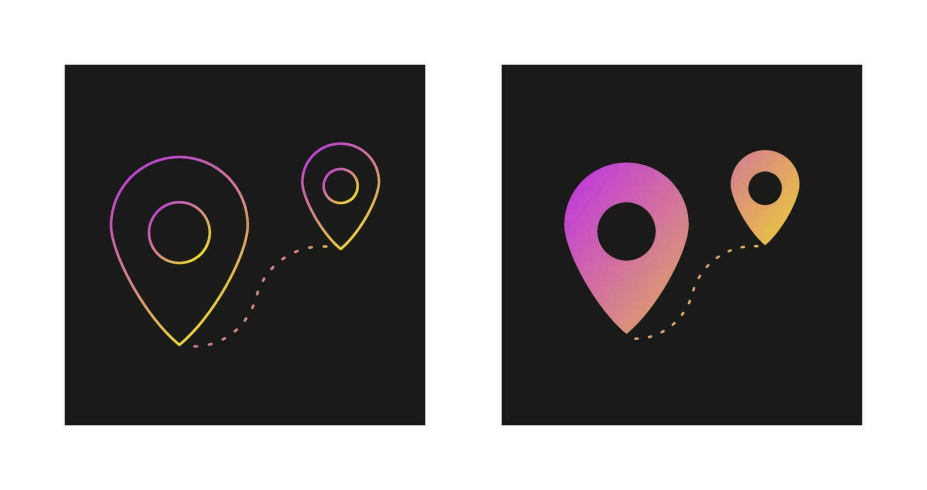 Distance Vector Icon