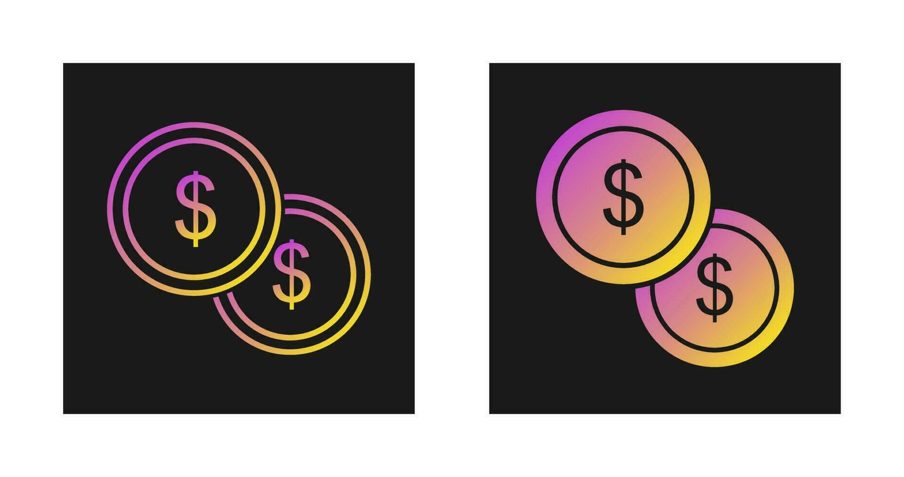 Coins Vector Icon