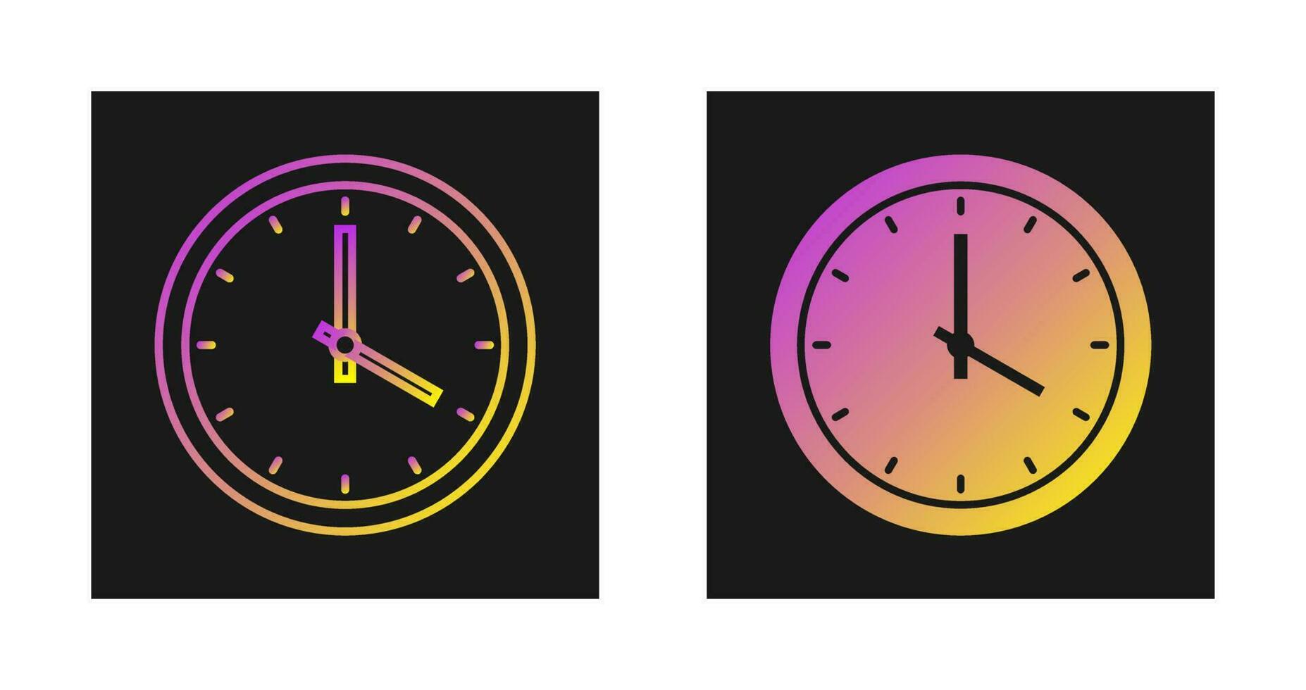Clock Vector Icon