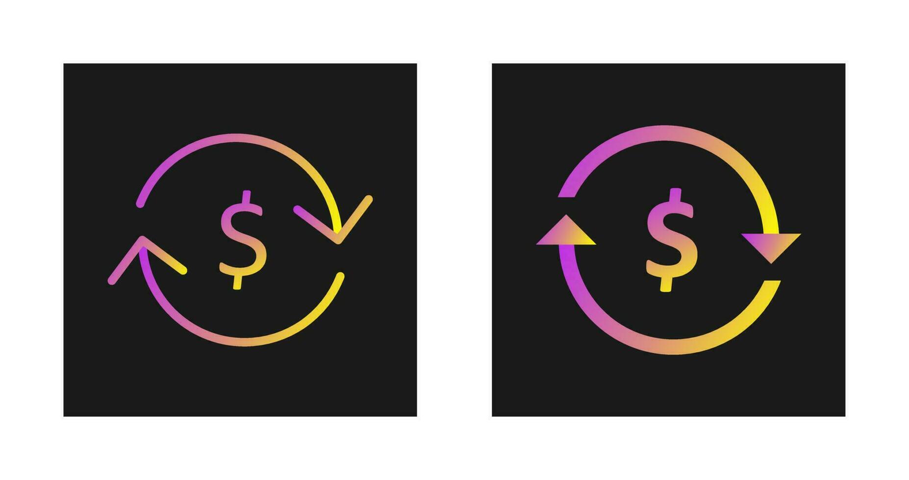 Currency exchange Vector Icon