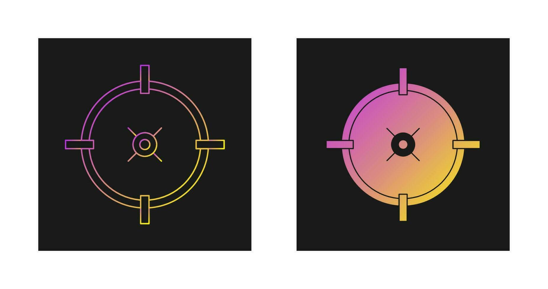 Target Location Vector Icon
