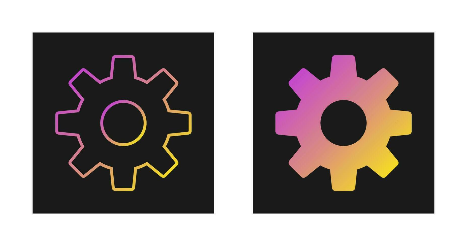 Setting Gear Vector Icon