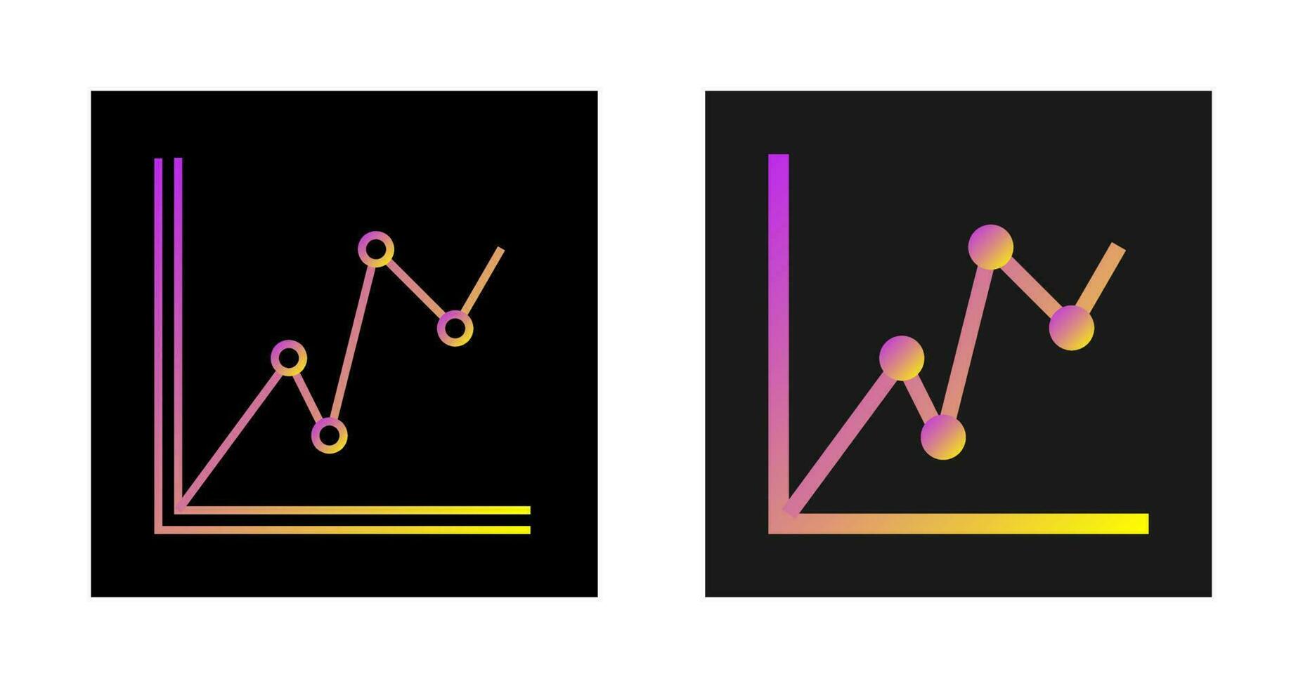 Statistical Graph Vector Icon