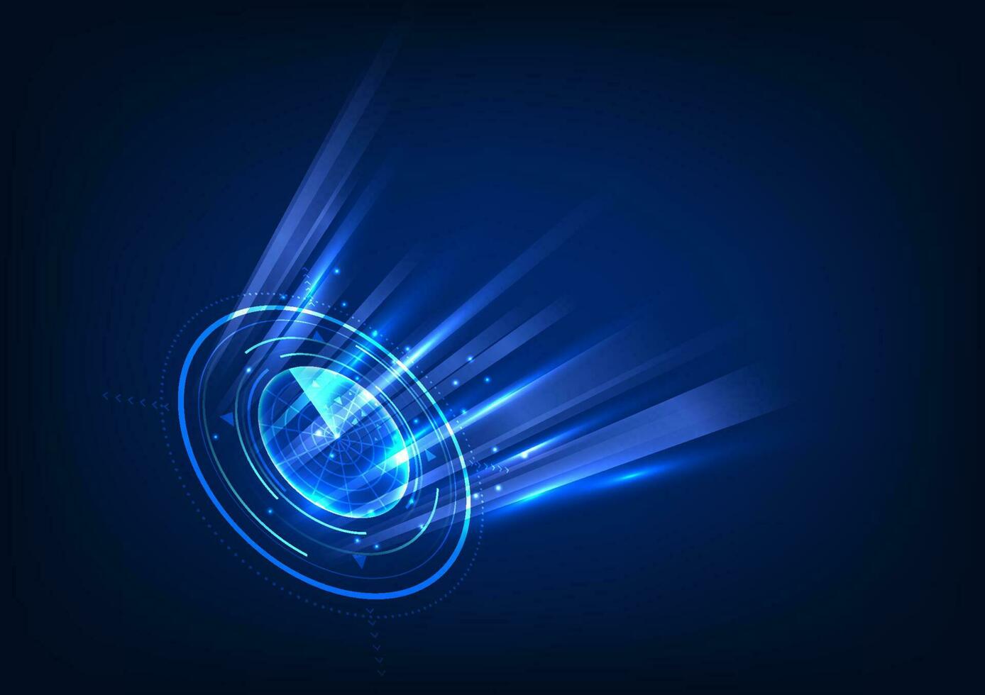 Radar technology background It is a technology used to detect foreign matter entering the area and report results. It is an innovation that is used to protect the modern technology vector