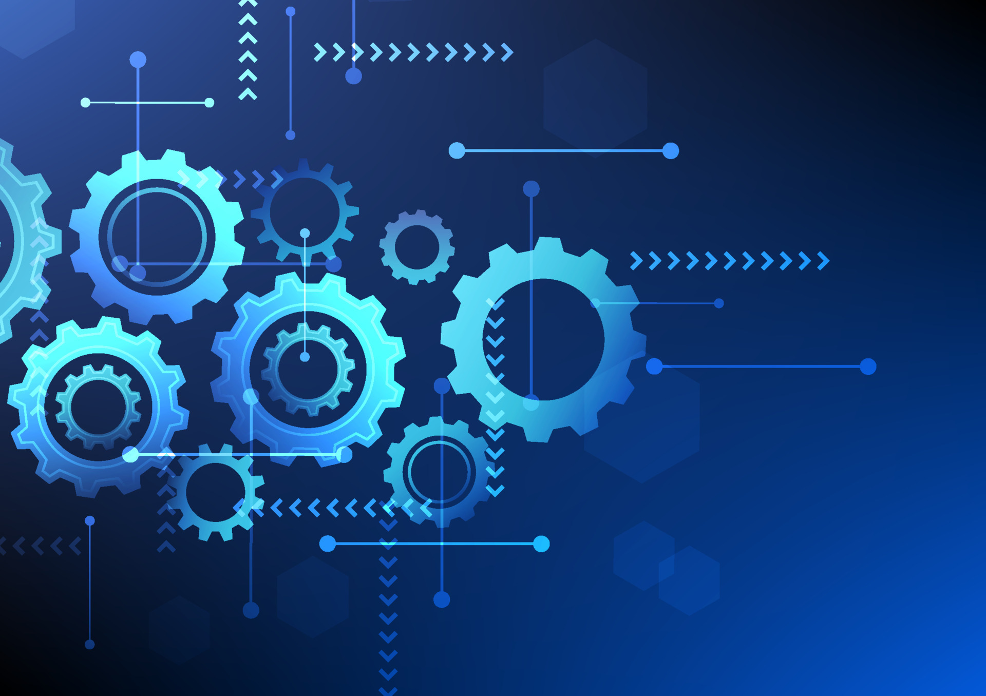 Abstract background gear technology represents modern era driving gear