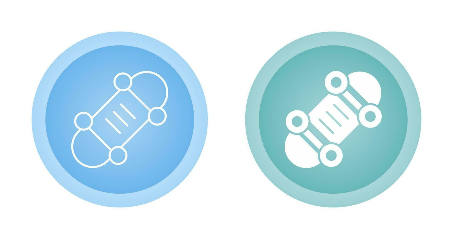 Skateboard Vector icon