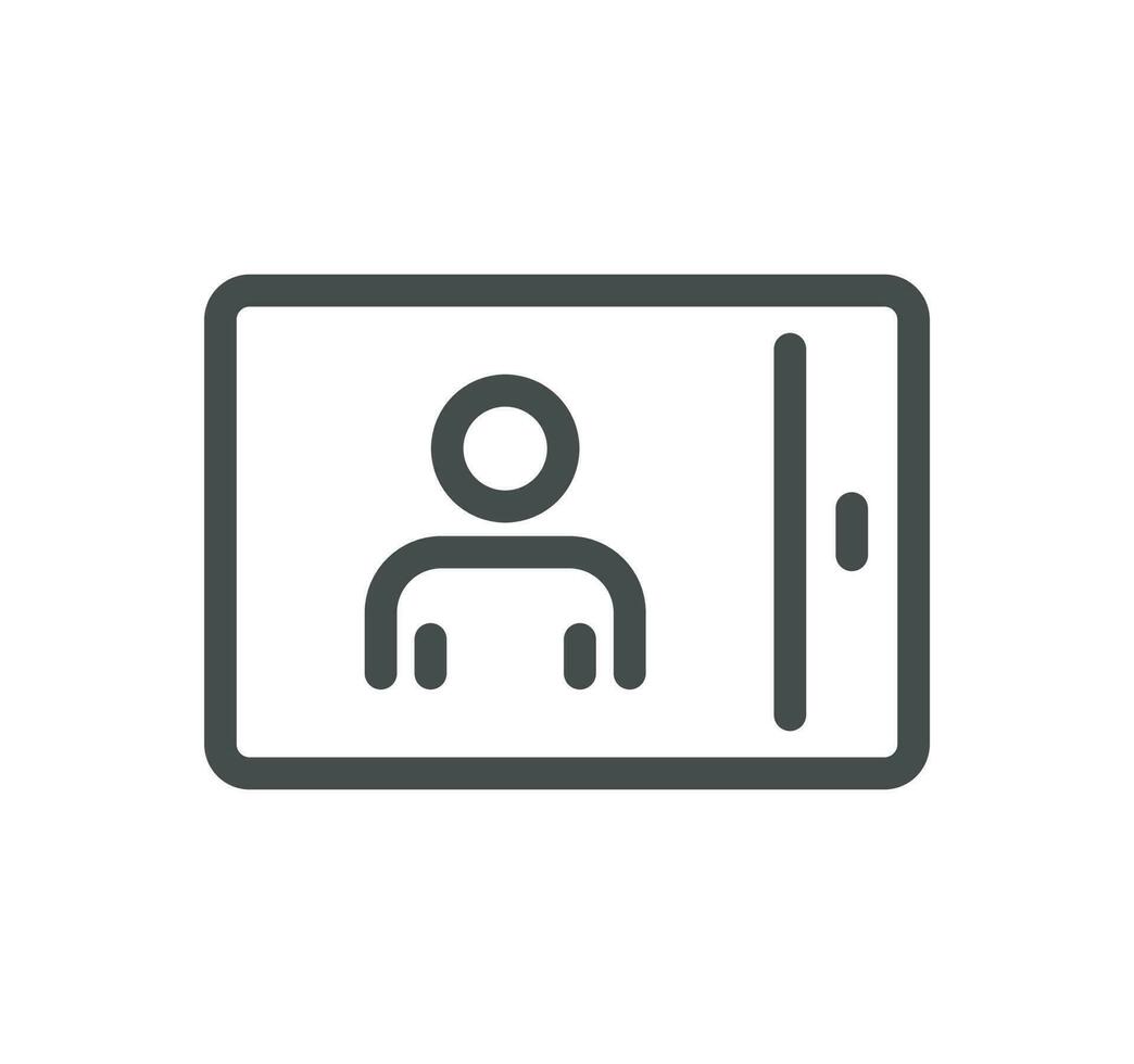 Business people and human resources related icon outline and linear vector. vector