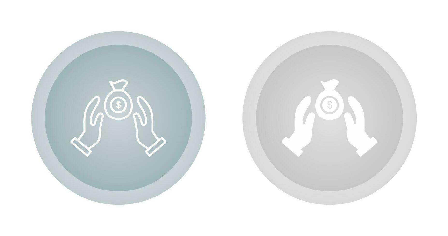 Sack OF money Vector icon