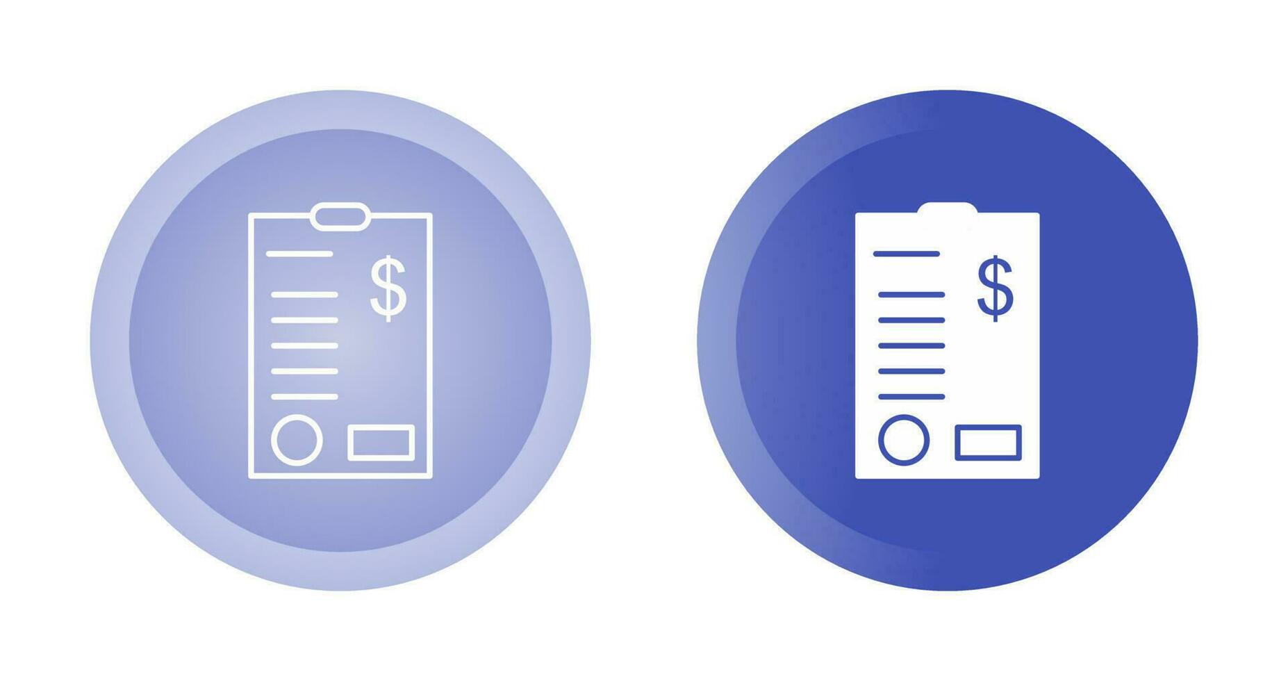 Dollar List Vector Icon