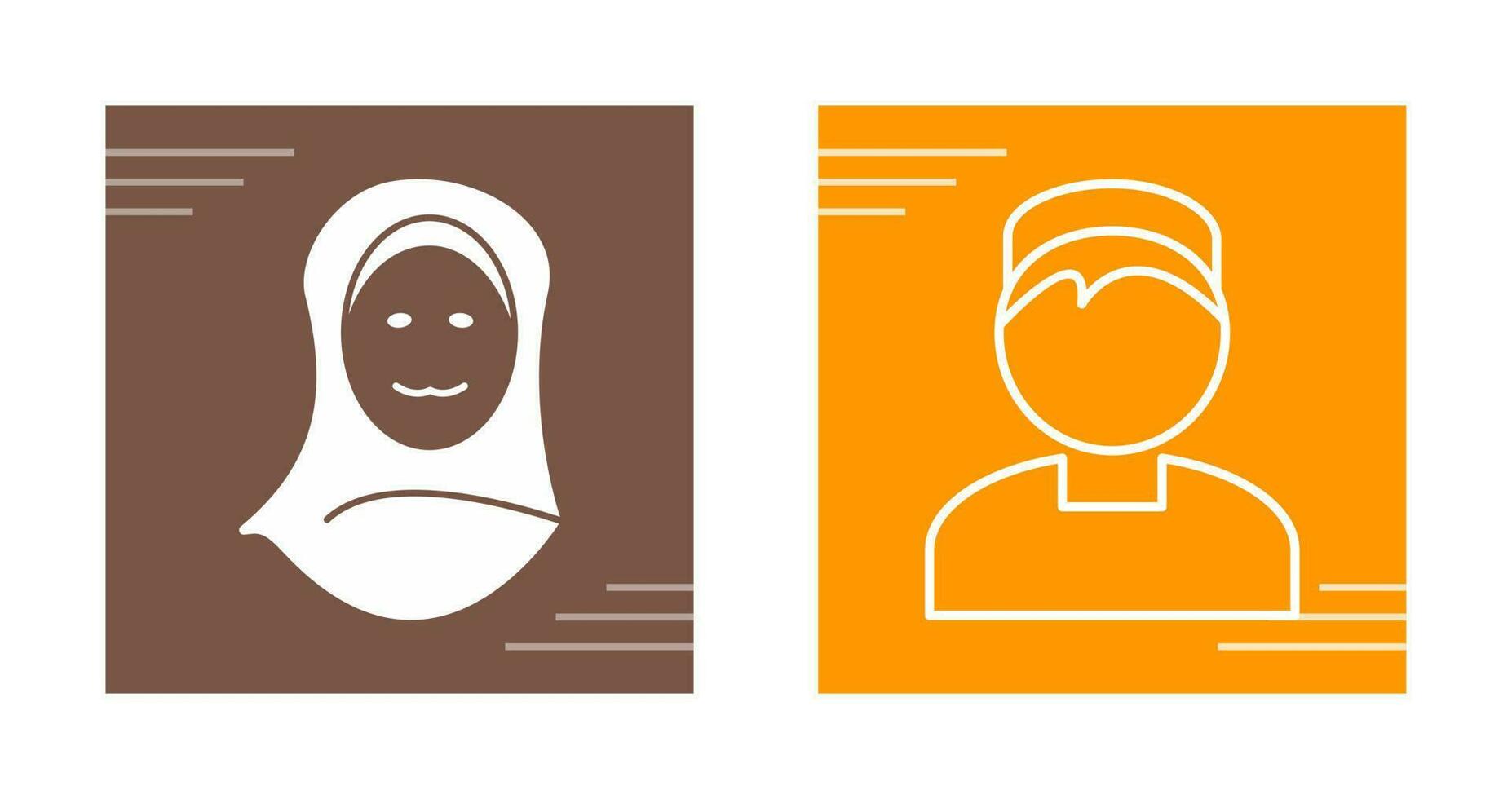 Islamic Man Vector Icon