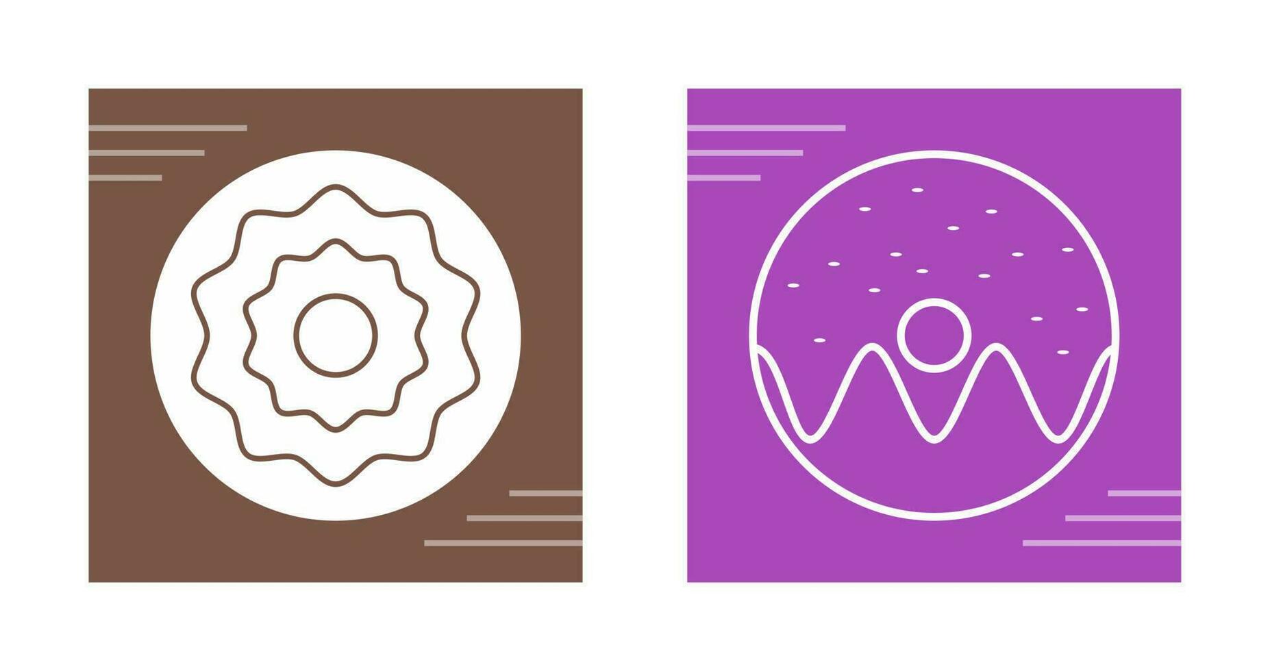 Doughnut sprinkled Vector Icon