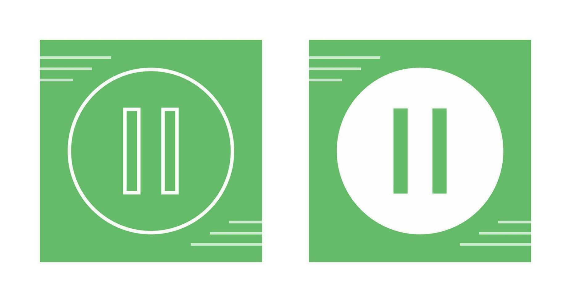Pause Vector Icon