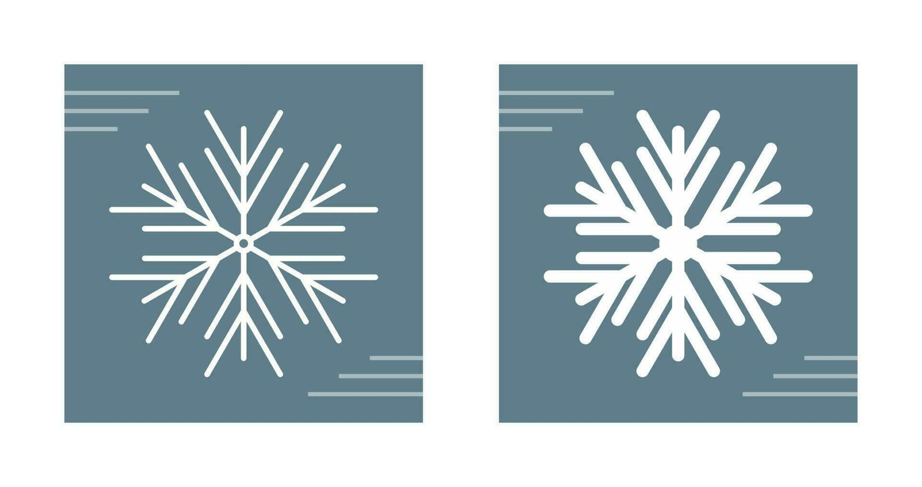 icono de vector de copo de nieve