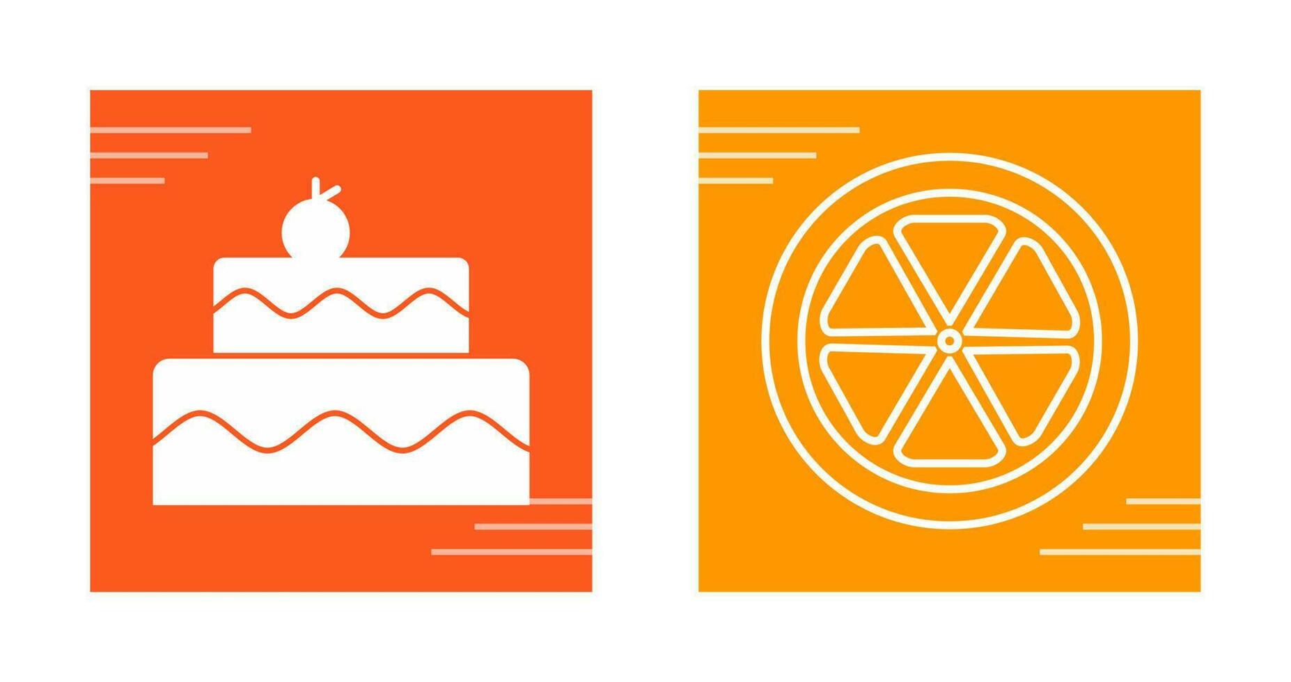 Orange slice Vector Icon