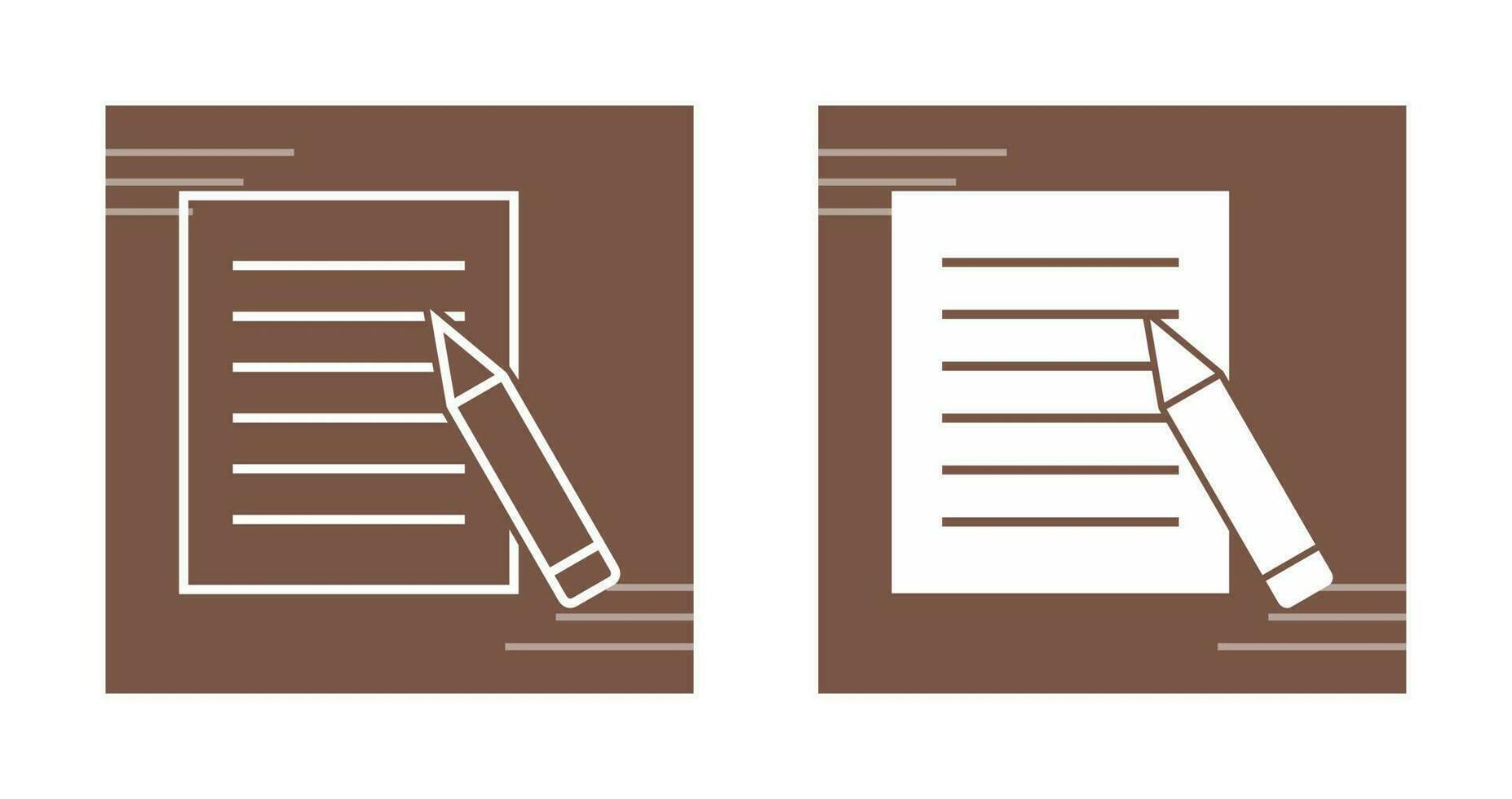 Homework Vector Icon
